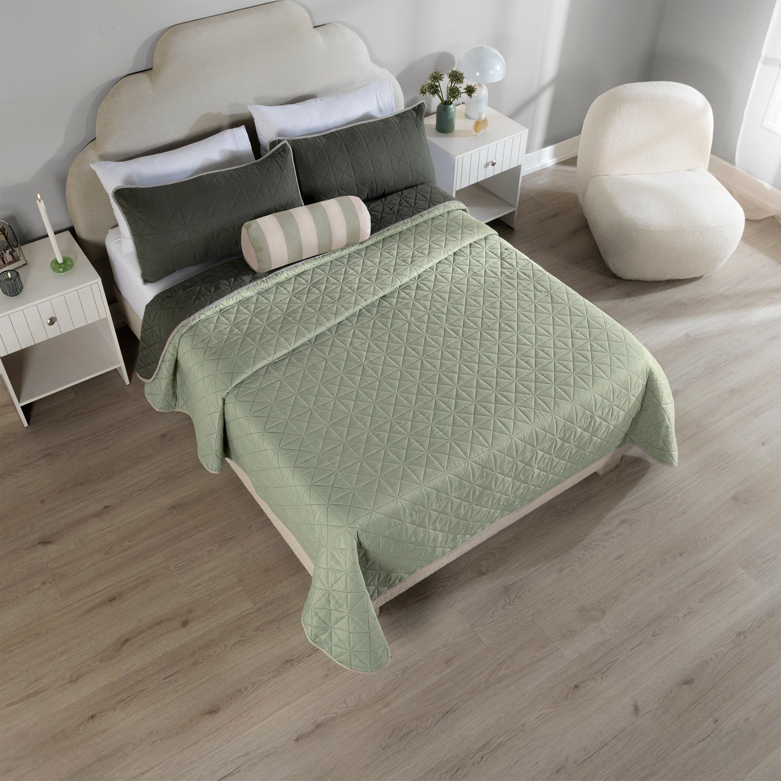Cubrelecho Novo Olivo KING SIZE