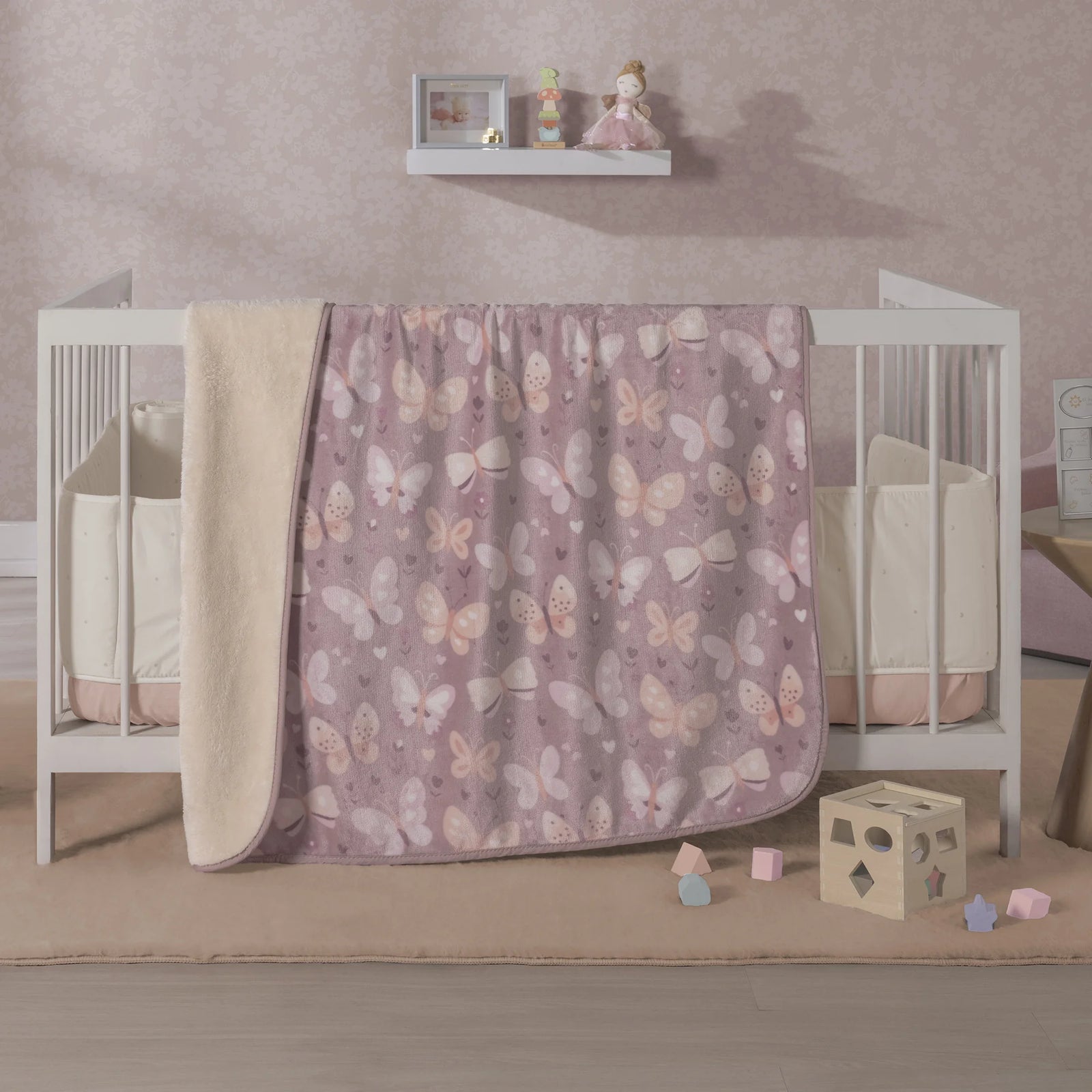 Cobertor Baby Siberia Mariposas
