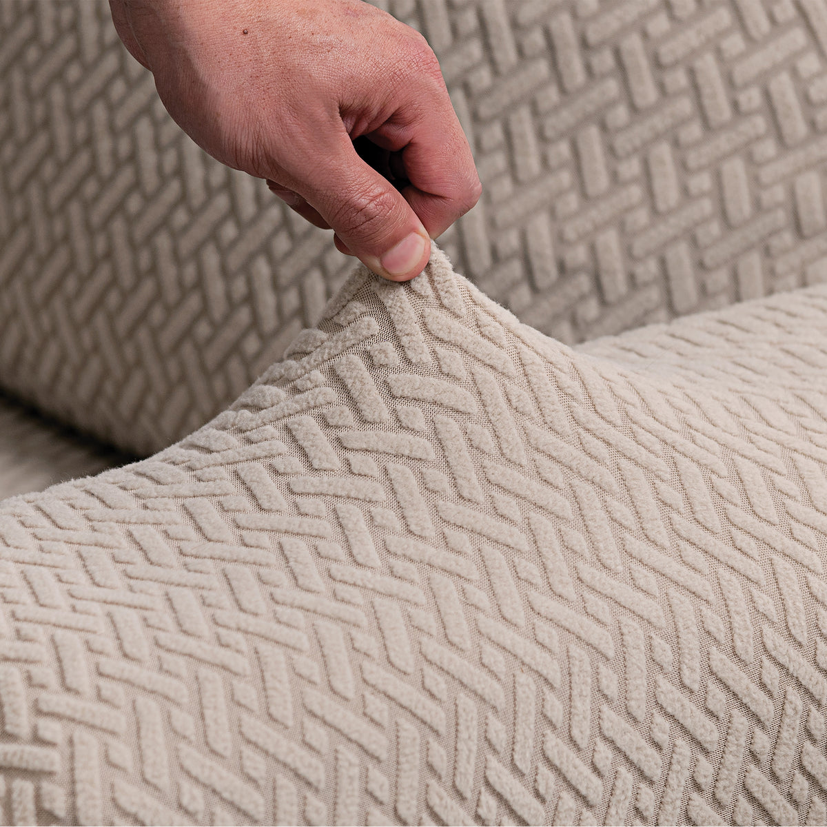 Funda De Sillón Niza Greige