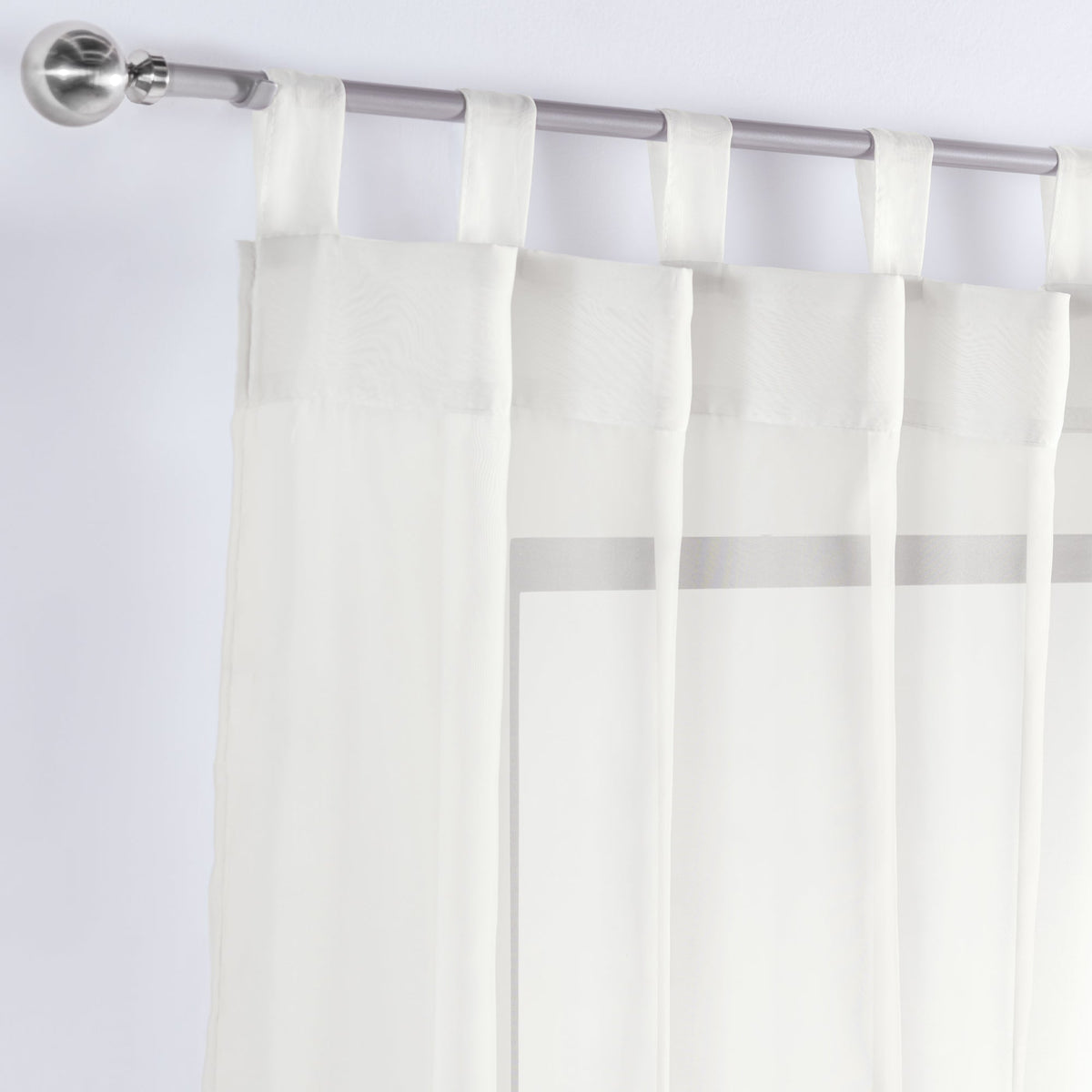 Cortinas Translúcidas Tergal Beige LARGA