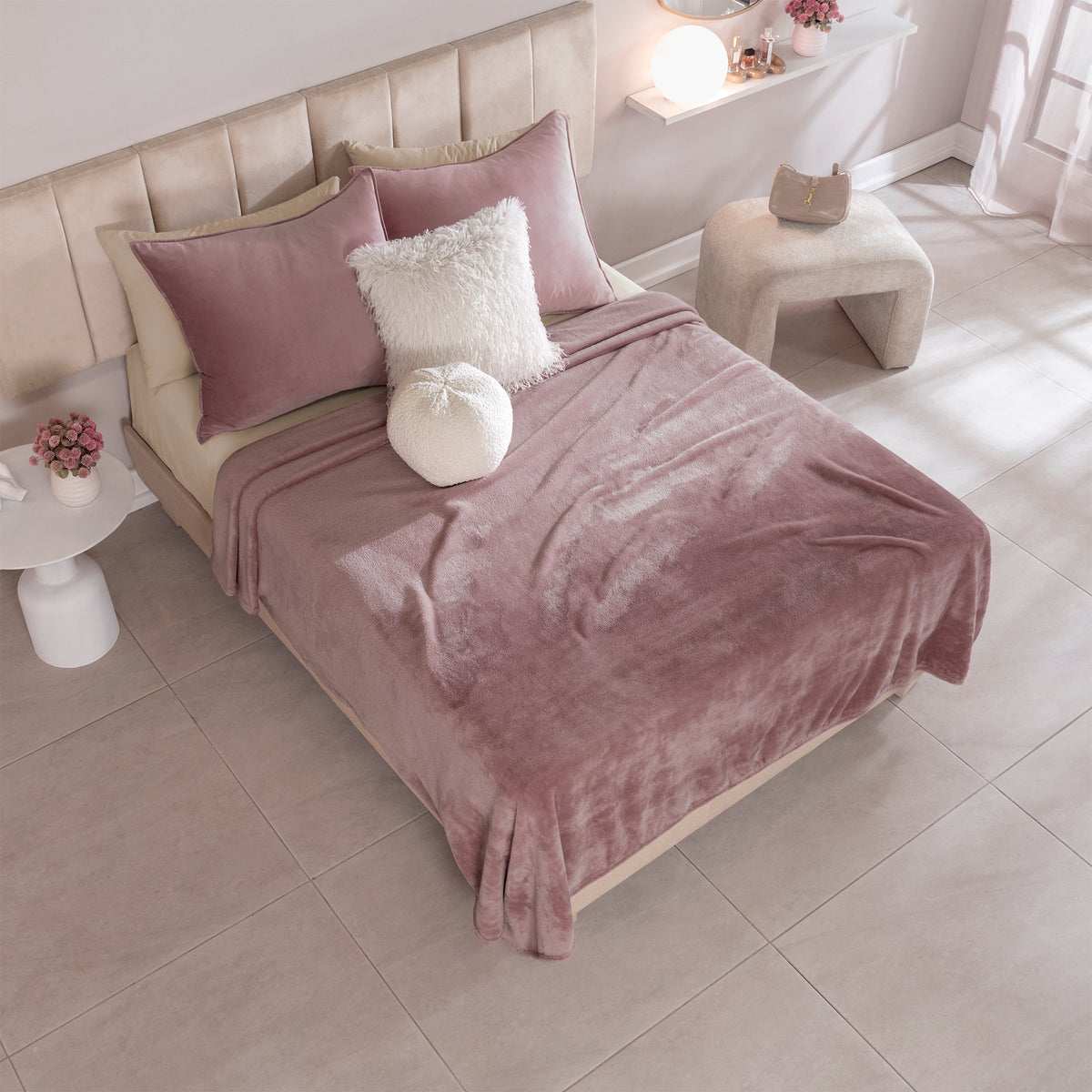 Cobija Ligera Lila QUEEN SIZE/DOBLE XL