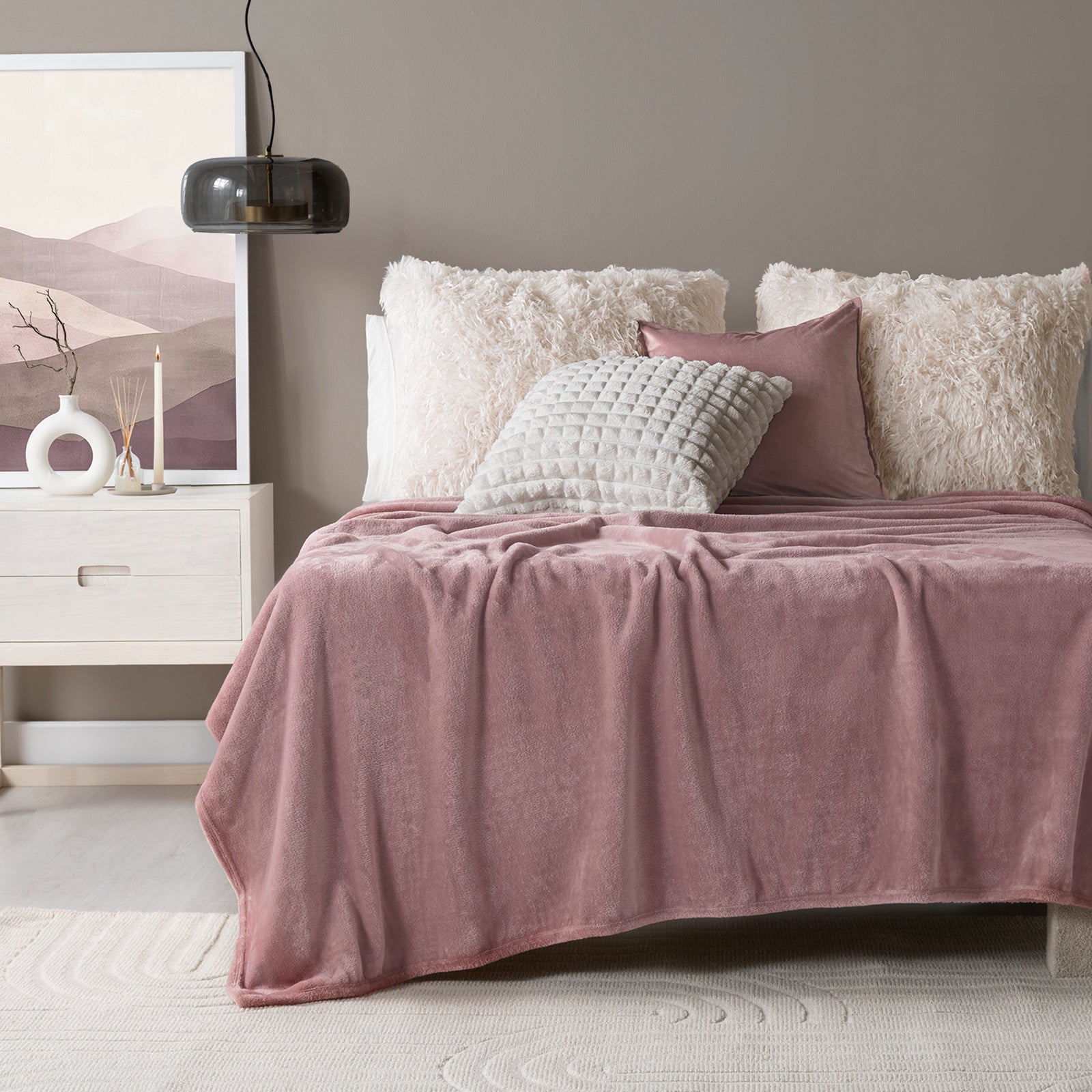 Cobija Ligera Lila QUEEN SIZE/DOBLE XL