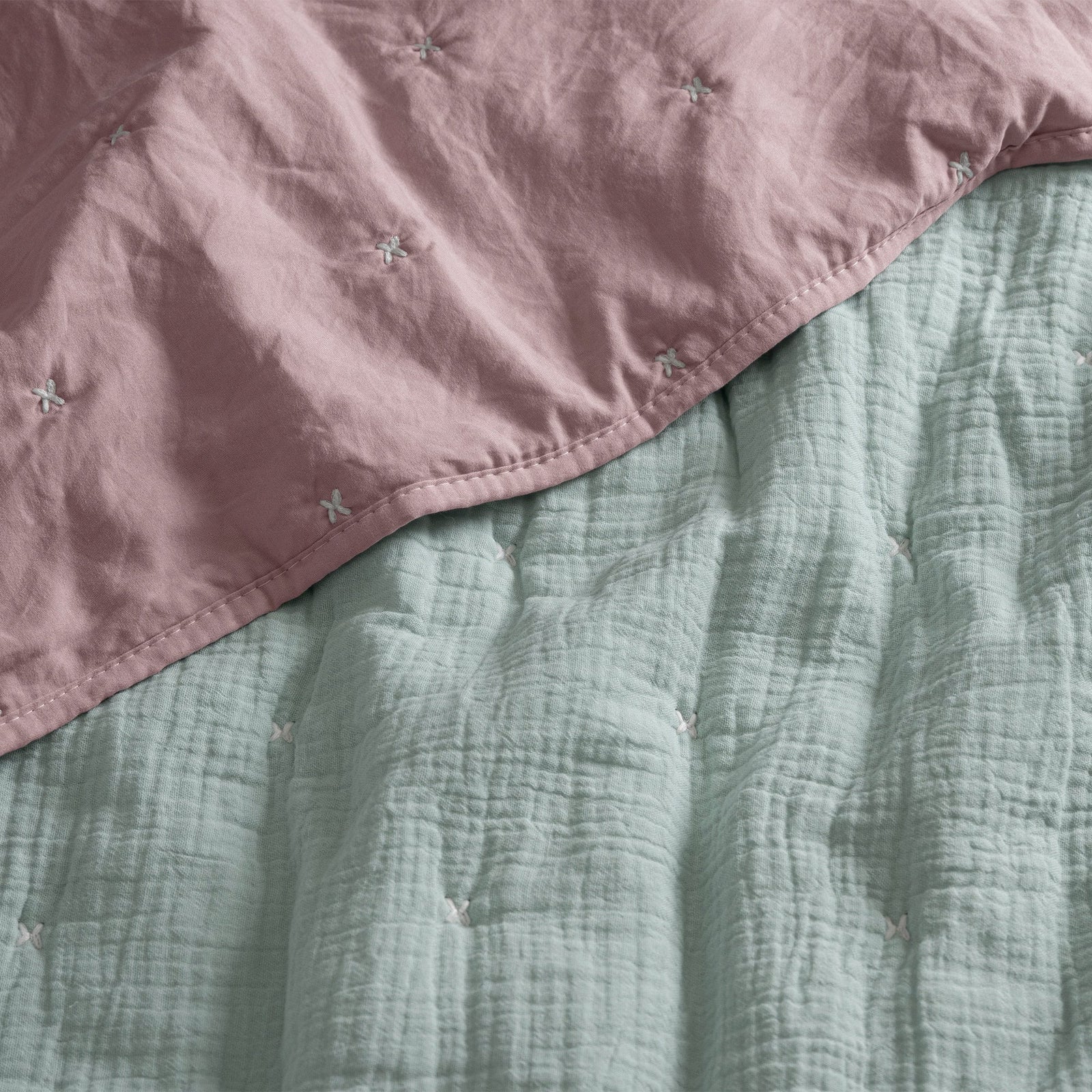 Edredón Baby Voga Muselina Mint CAMA CUNA CORRAL
