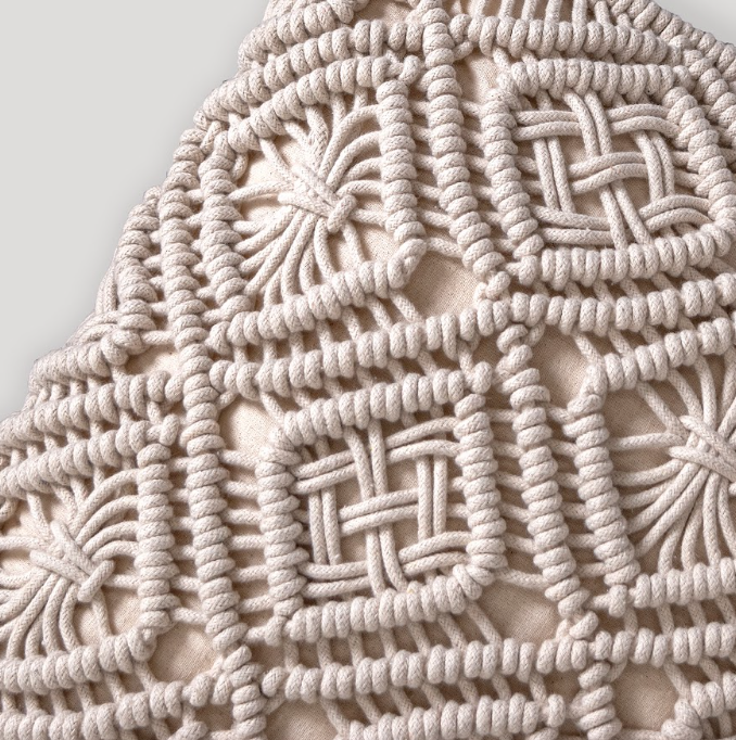 Funda De Cojín Mumbai Macrame