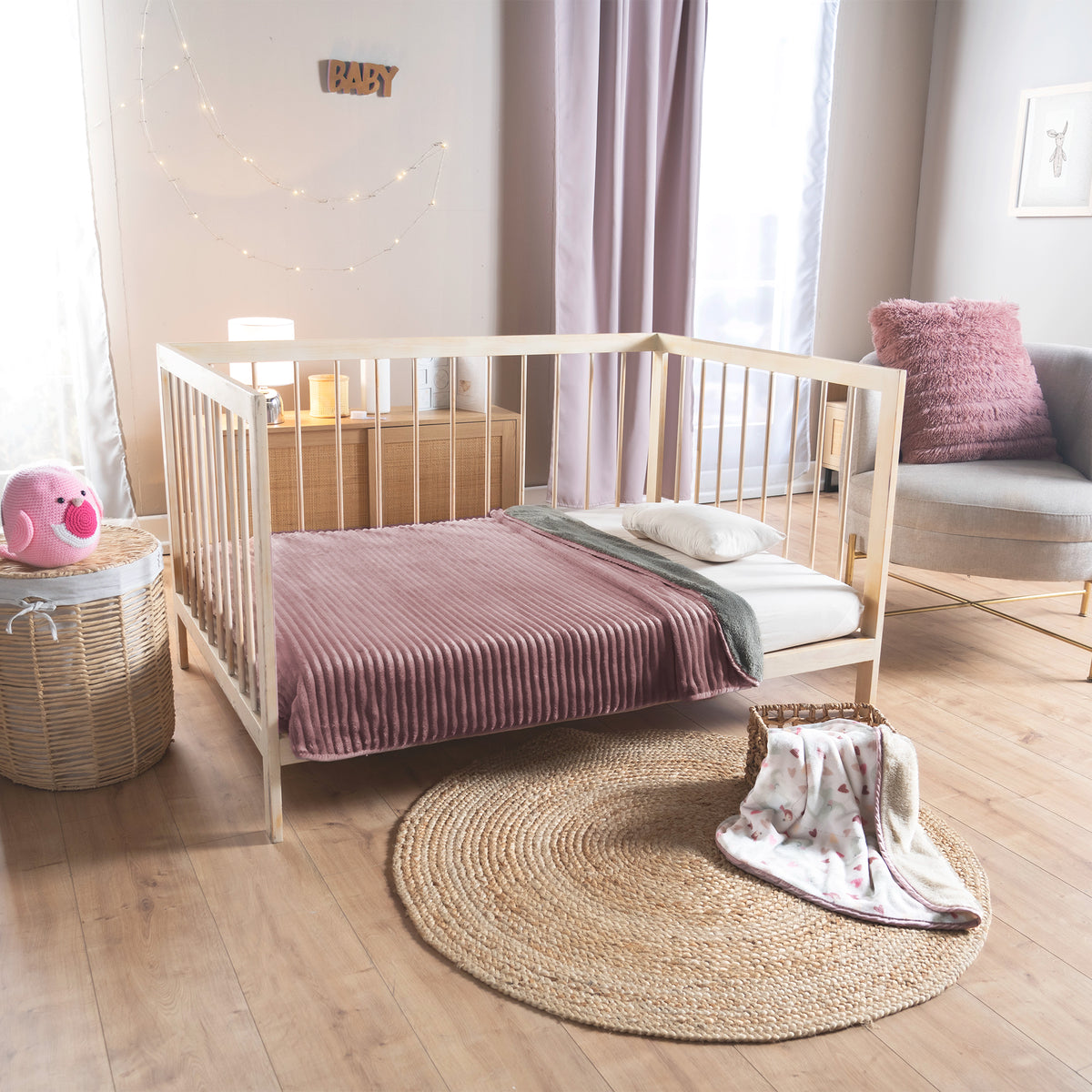 Cobija Baby Siberia Lila CUNA
