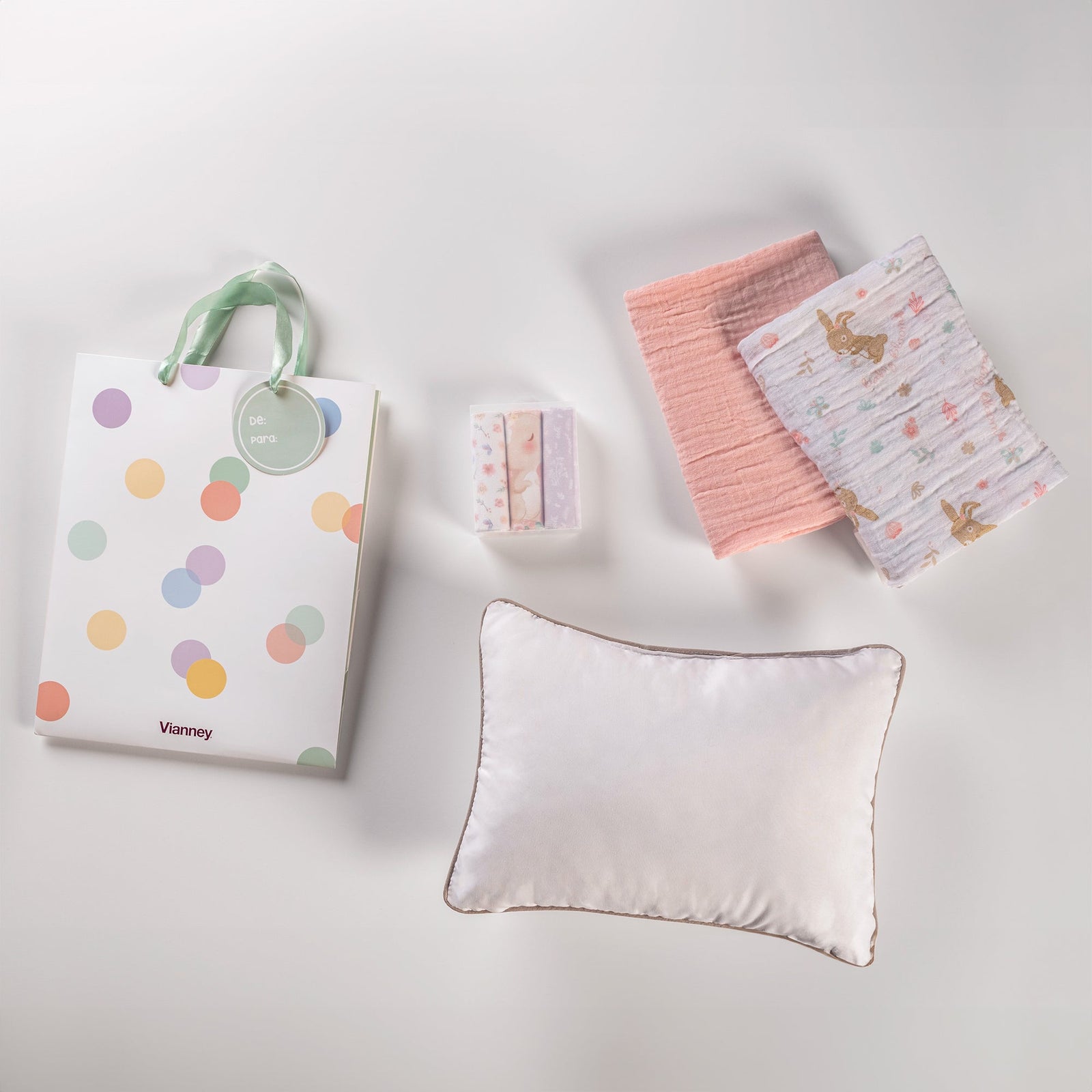 Kit De Regalo Muselina Conejitas UNI