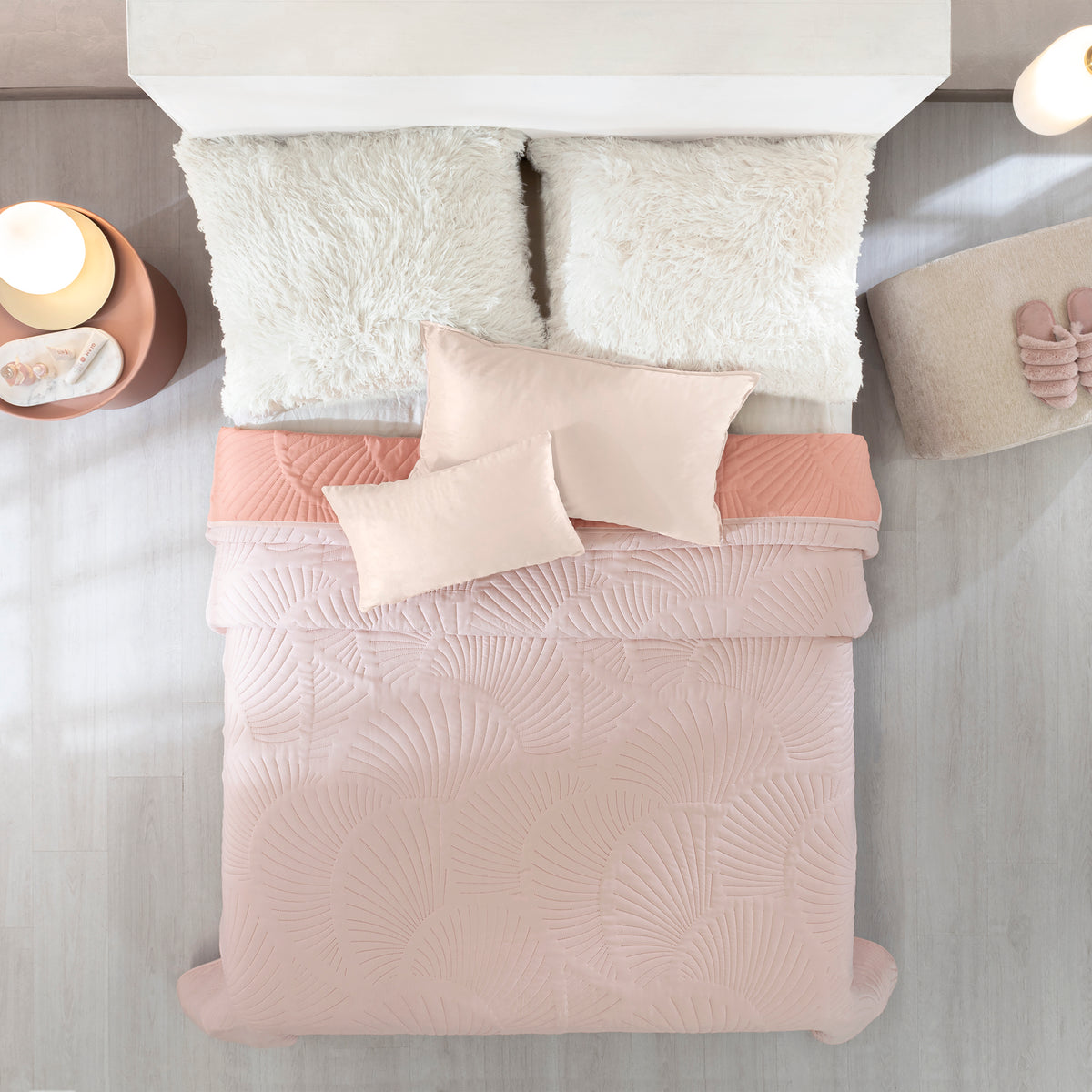 Cubrelecho Novo Sweet Pink KING SIZE