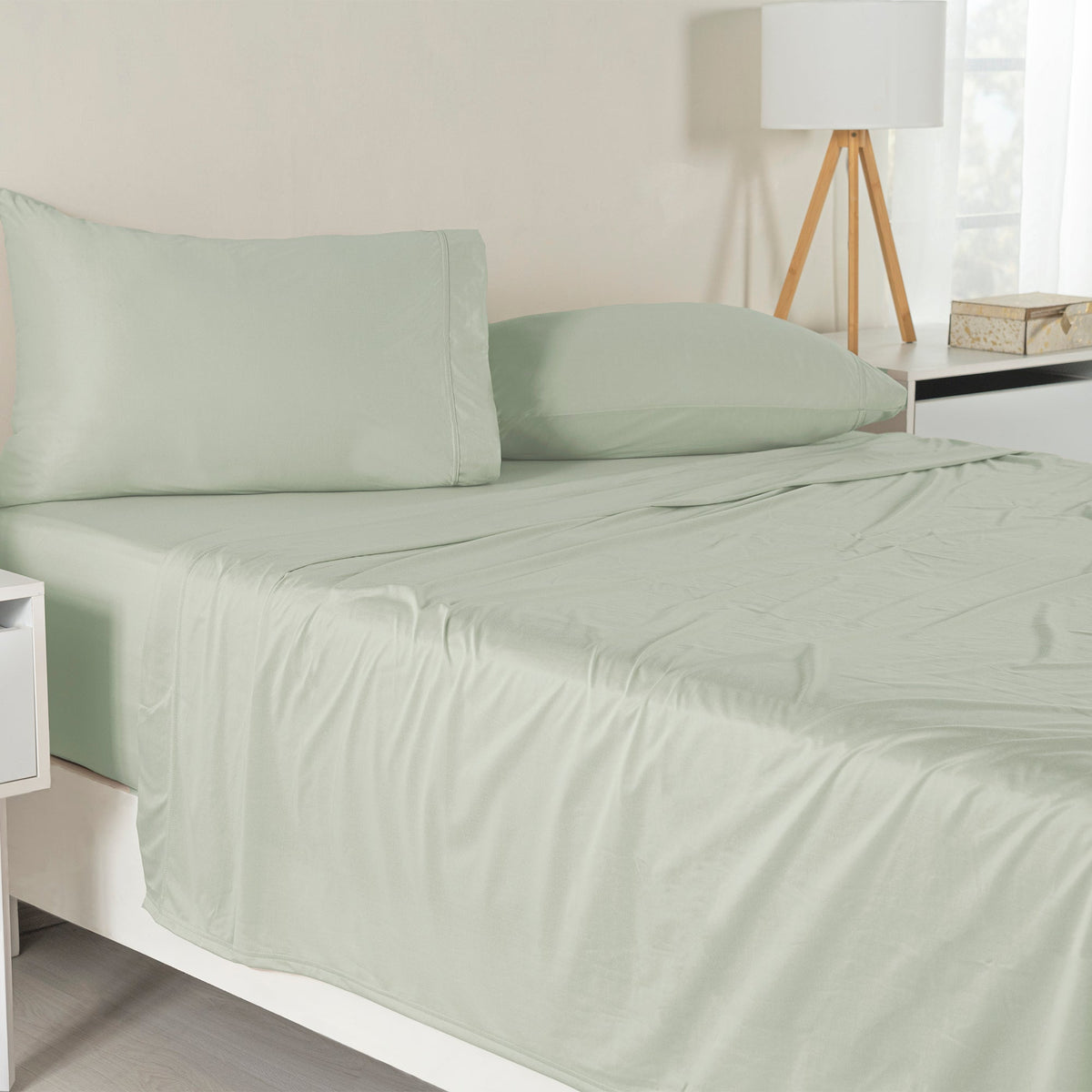 Sábanas Jersey Soft Mint DOBLE