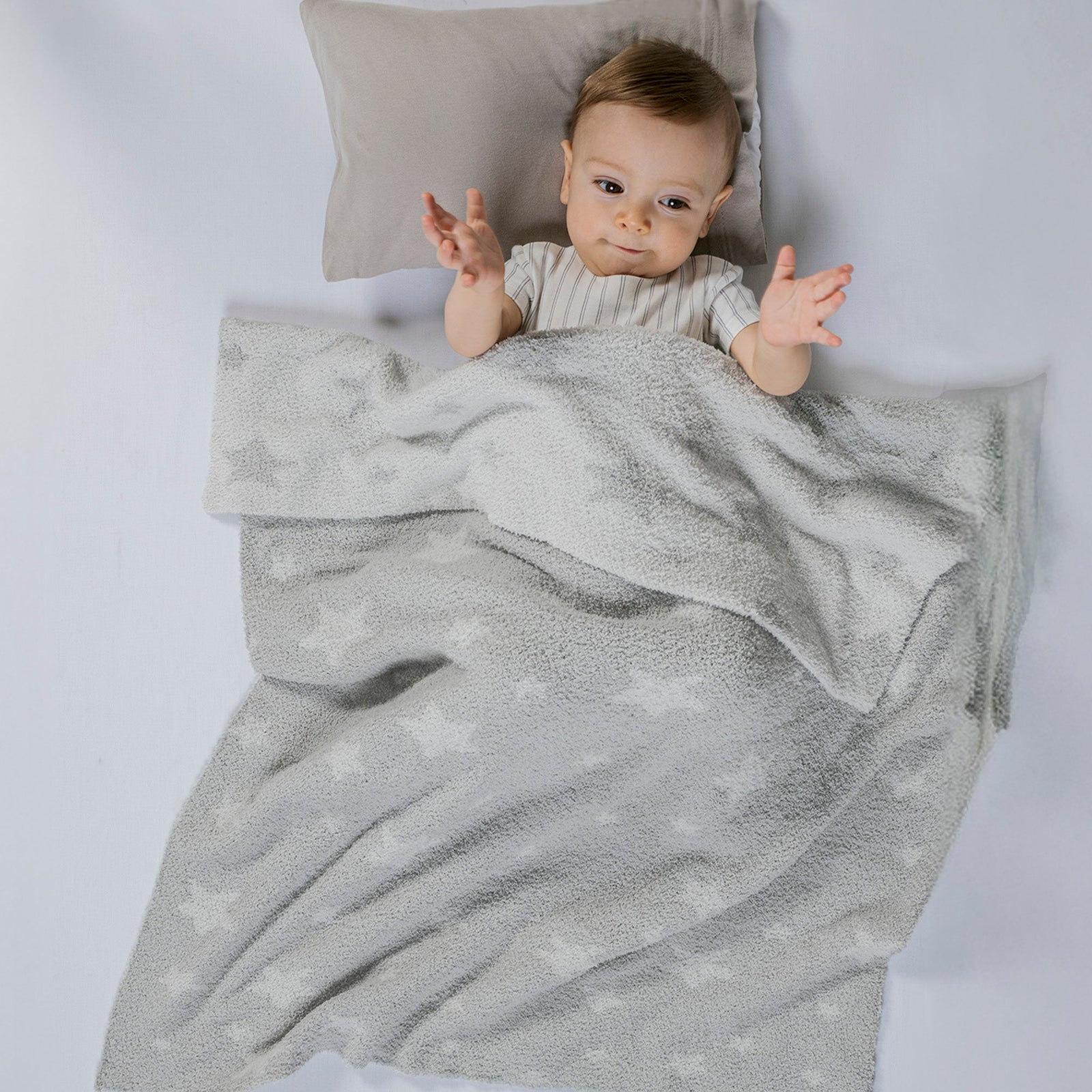 Cobija Baby Voga Chenille Stars CARRIOLA