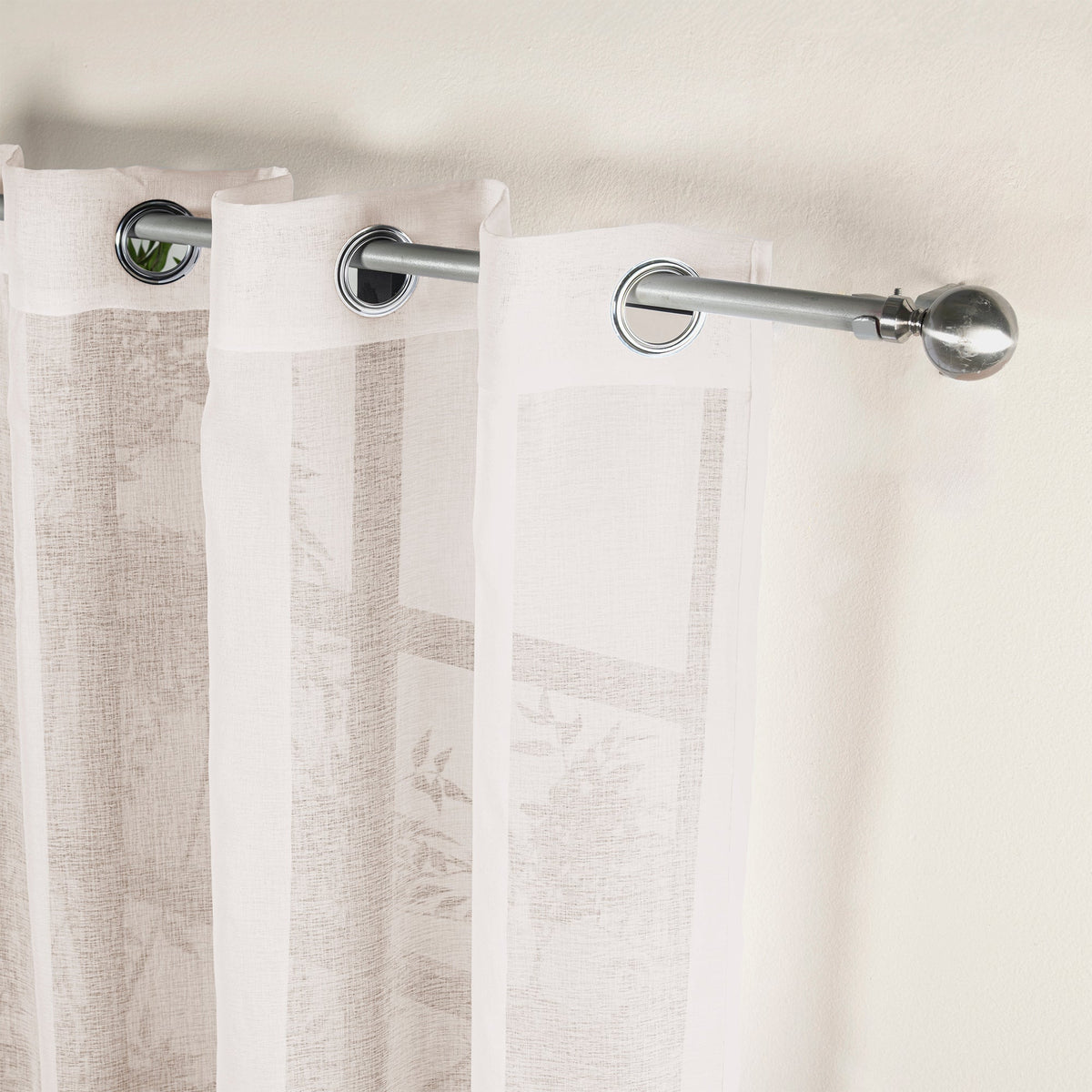 Cortinas Viena Argolla Beige LARGA