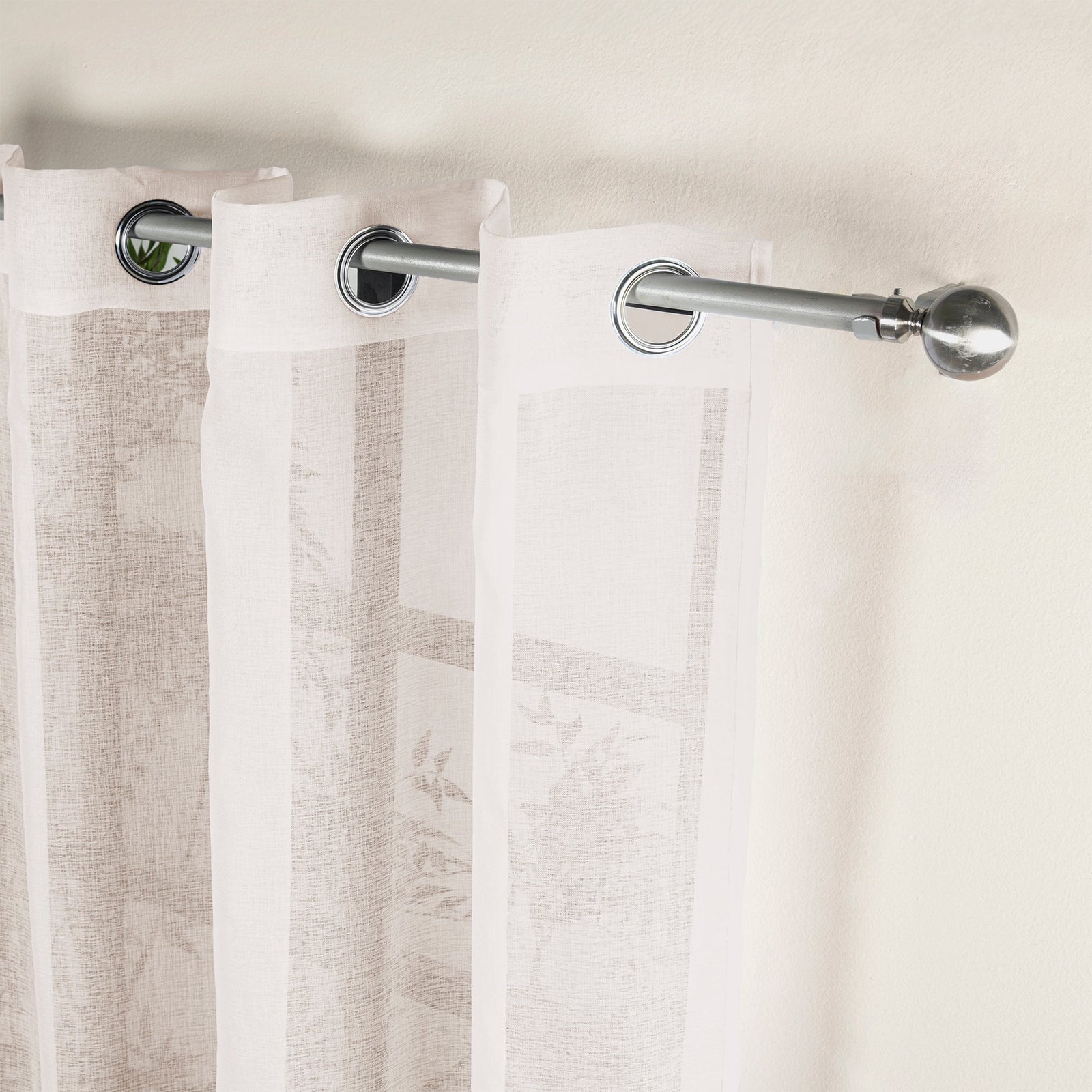 Cortinas Viena Argolla Beige LARGA