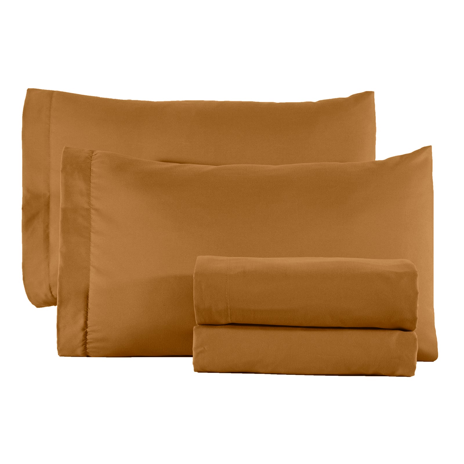 Sábanas Viasoft Ocre KING SIZE